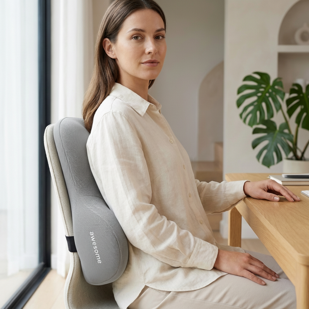 LumbarSupport Office Pillow