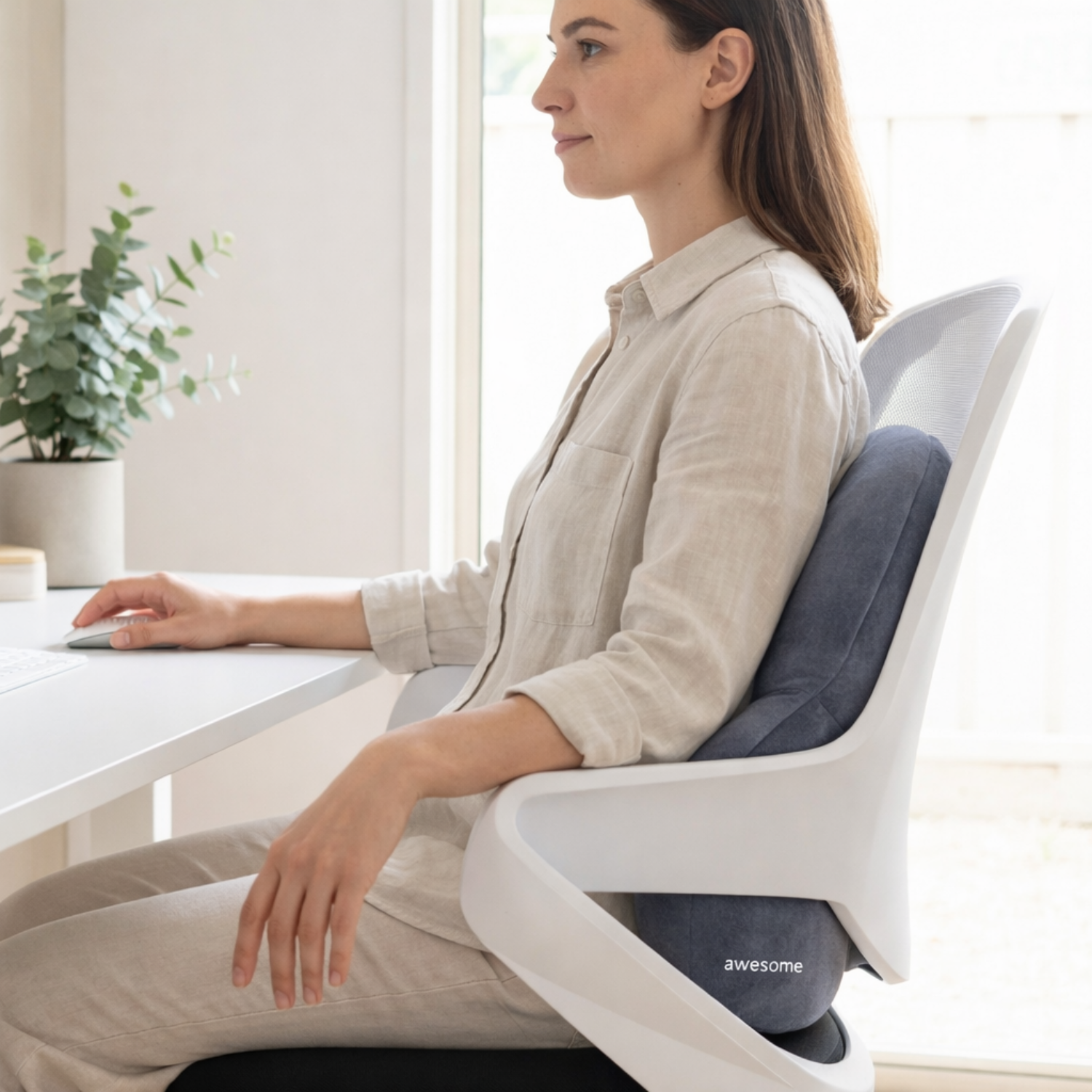 LumbarSupport Office Pillow