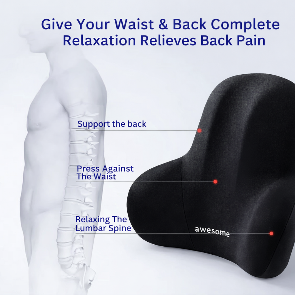 LumbarSupport Office Pillow